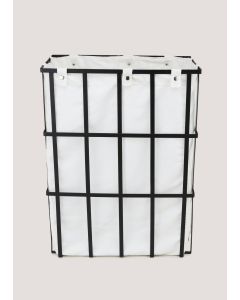 Wire Slim Laundry Bin (54cm x 40cm x 21cm)
