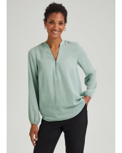 Et Vous Half Zip Blouse - Mint - 8