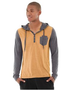Chaz Kangeroo Hoodie-M-Orange