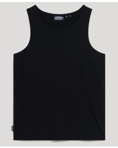 Essential Logo Vest Top-Black-S