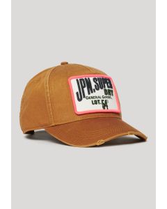 Graphic Trucker Cap-Brown