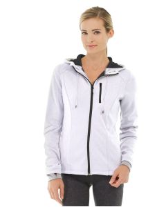 Phoebe Zipper Sweatshirt-M-White